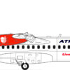 ATR-72-600 Wings Air Transparent Fuselage